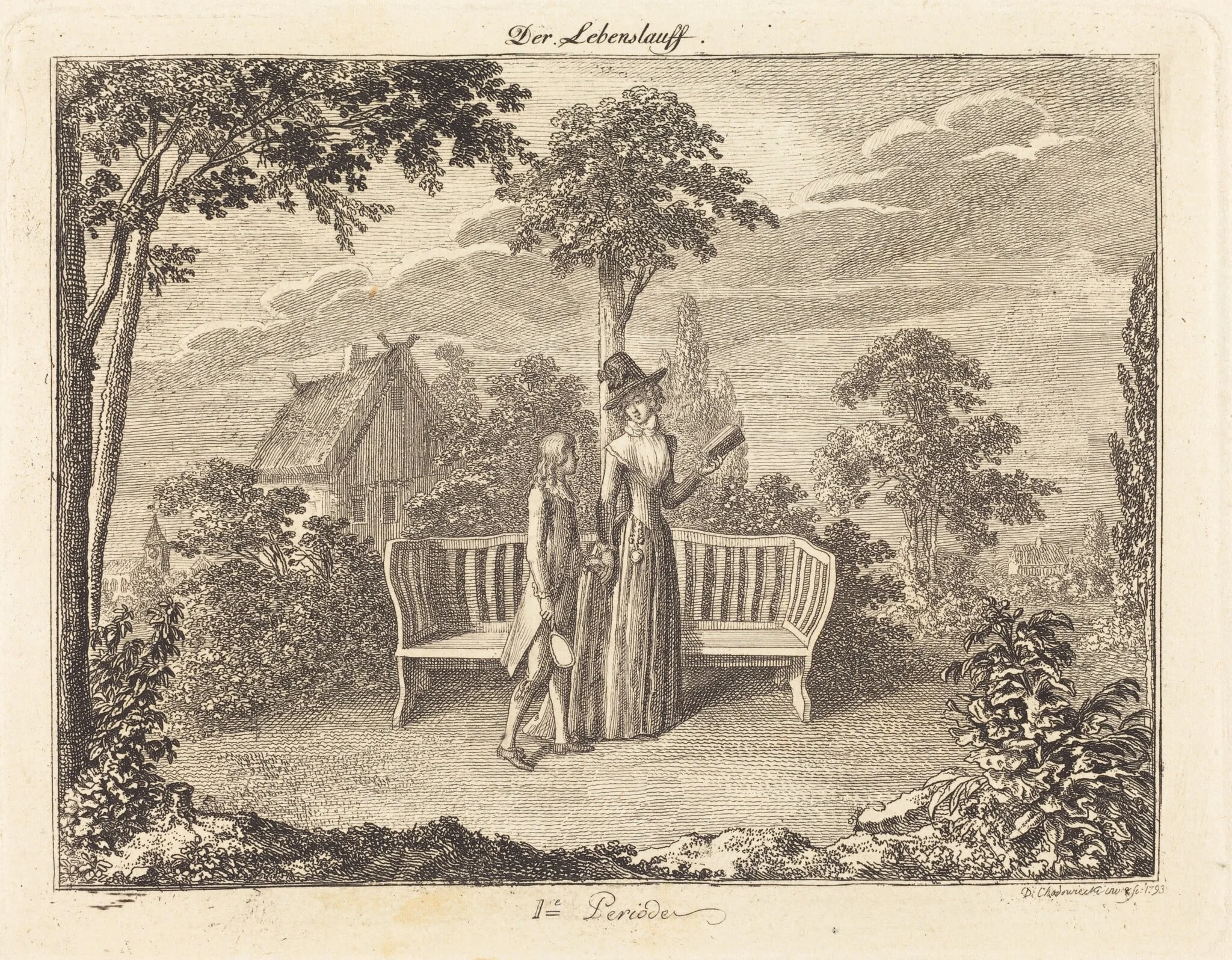 Childhood, by Daniel Nikolaus Chodowiecki, ink, 1793