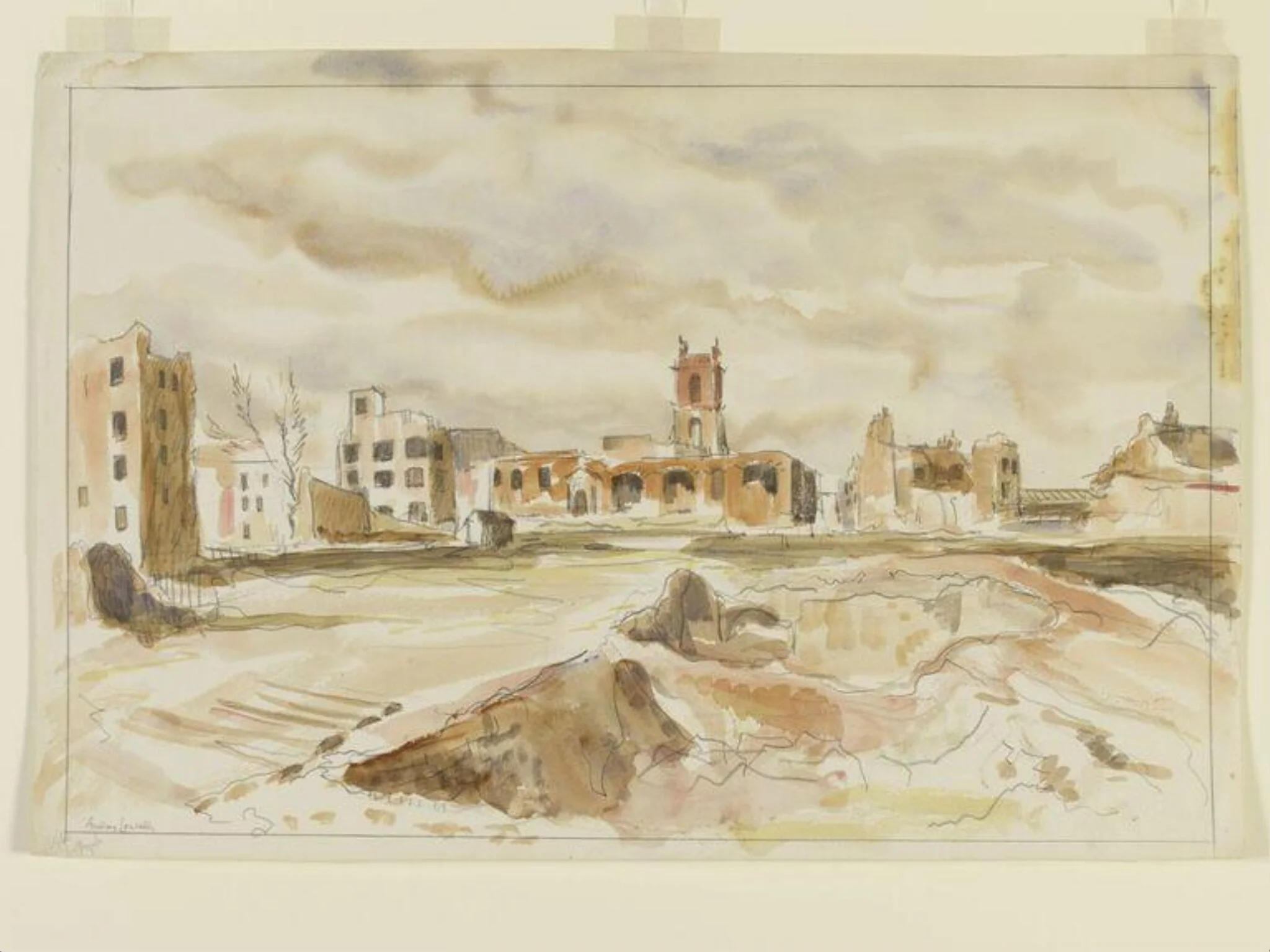 St. Giles, Cripplegate after bombing