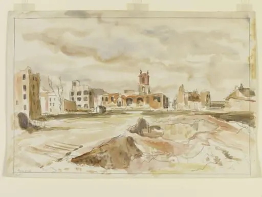 St. Giles, Cripplegate after bombing