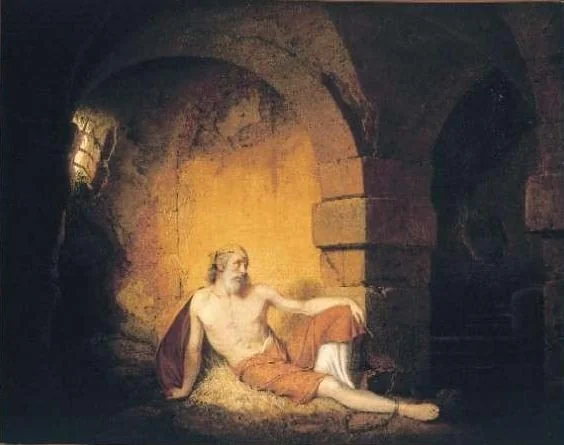 The Captive, by Joseph Wright of Derby, unspecified, 1774