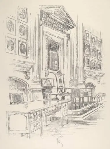 Table and Chair, Signers' Room, Independence Hall