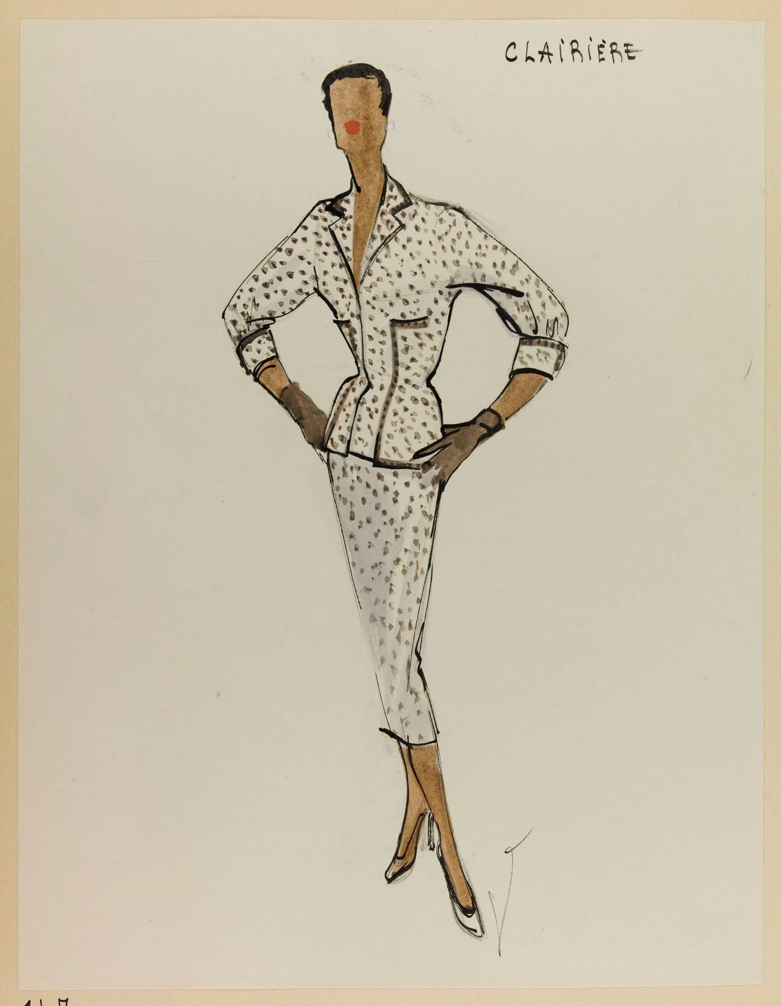 Clairière, by Carven, 1953