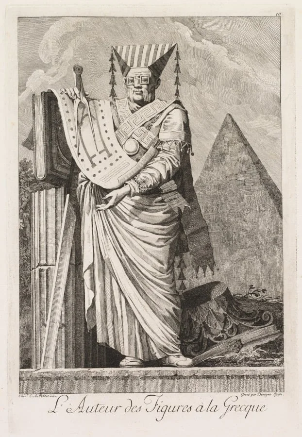 Inventor of Greek Figures, Plate 10, by Benigno Bossi, 1771