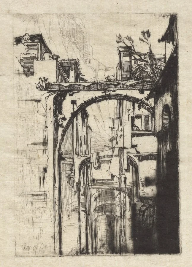 Amalfi, by Francis Seymour Haden, 1844