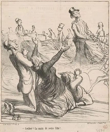 Cocher! La main de notre fille!