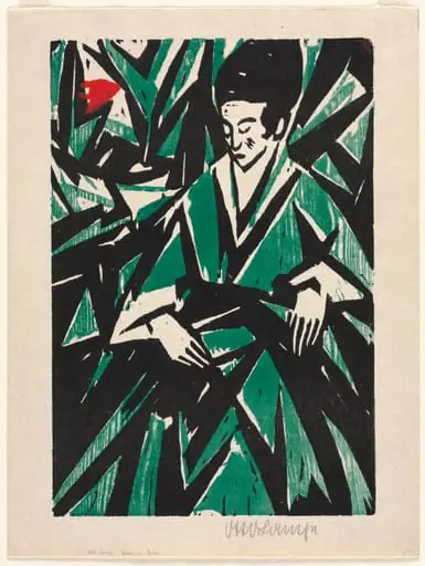 Woman in Green