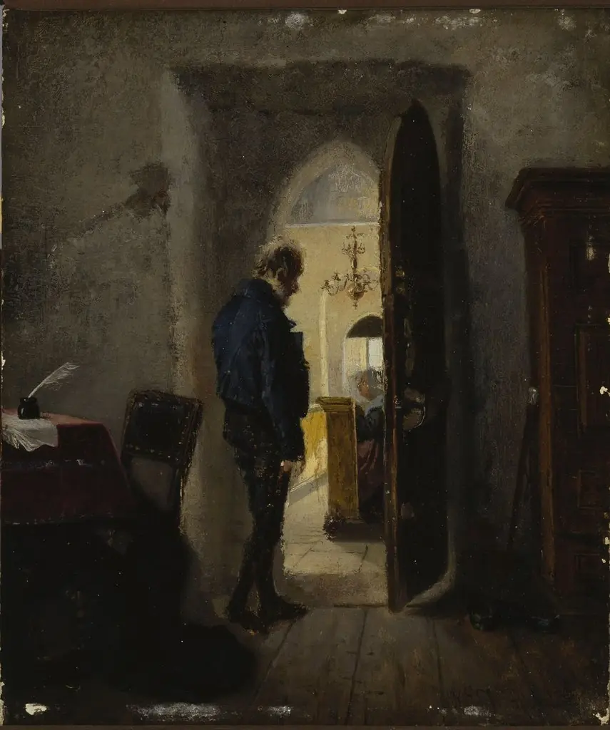 At the Vestry Door