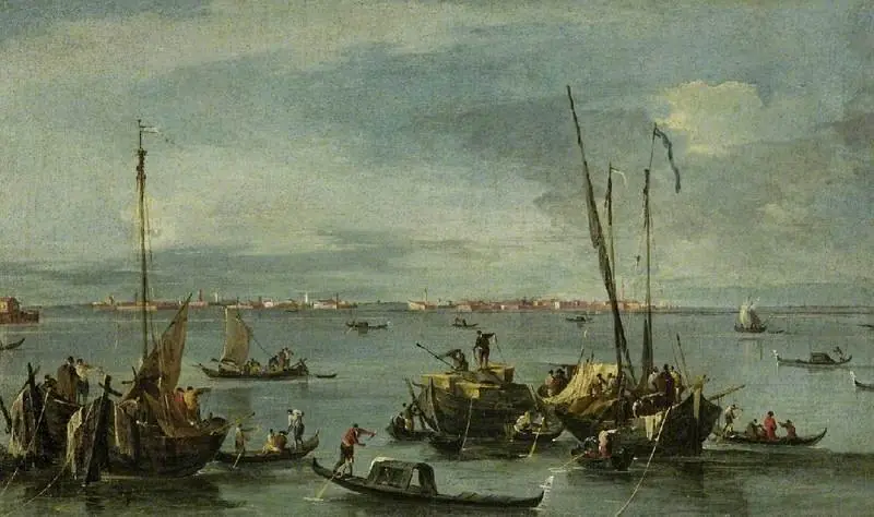 View towards Murano from the Fondamente Nuove, Venice