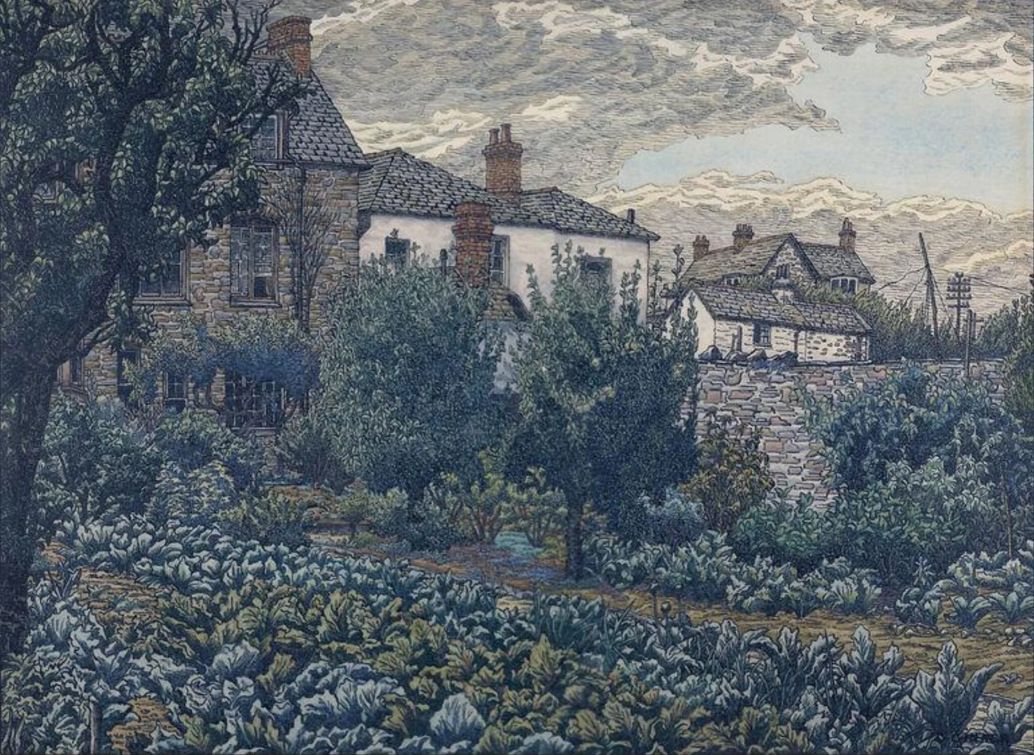 Garden at Boscastle, Cornwall