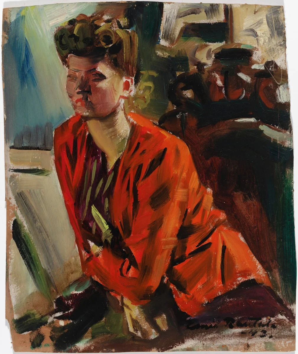 Margit Rautala-Kaipaisen muotokuva, by Emil Rautala, unspecified