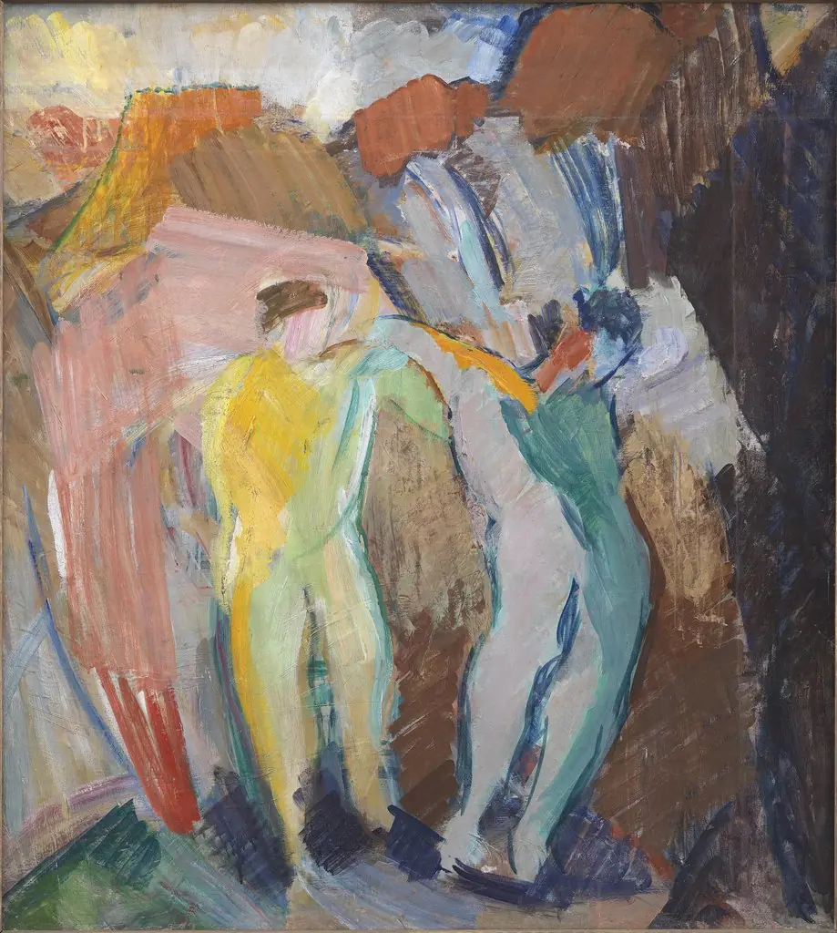 Two Genii. Sketch
