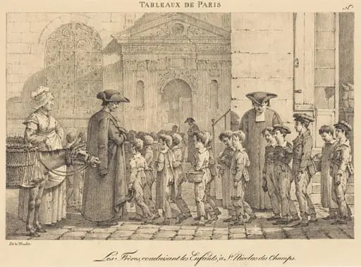 Les Frères Conduisent les Enfants, à St. Nicolas des Champs