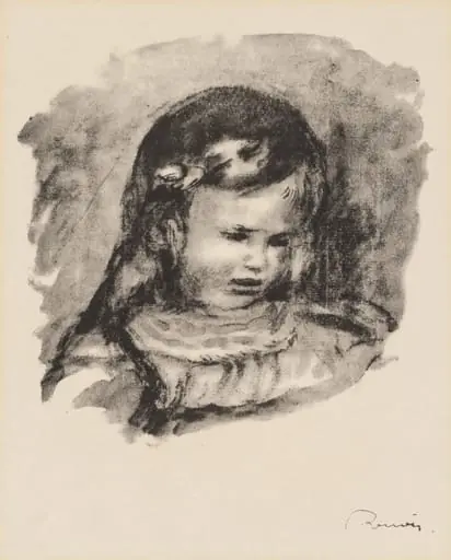 Claude Renoir, the Head Lowered (Claude Renoir, la tête baissée)