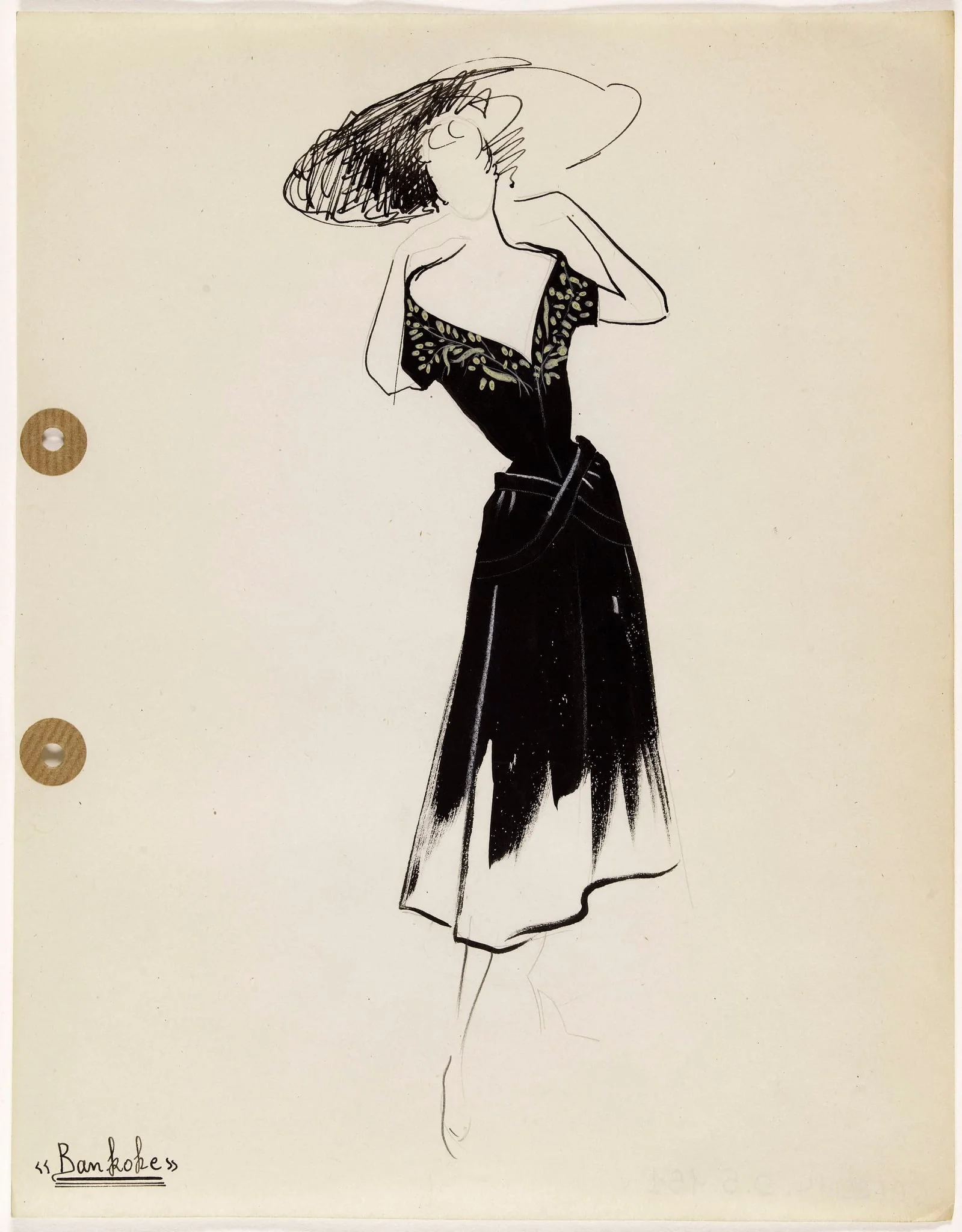 'Bankoke', by Carven, 1949