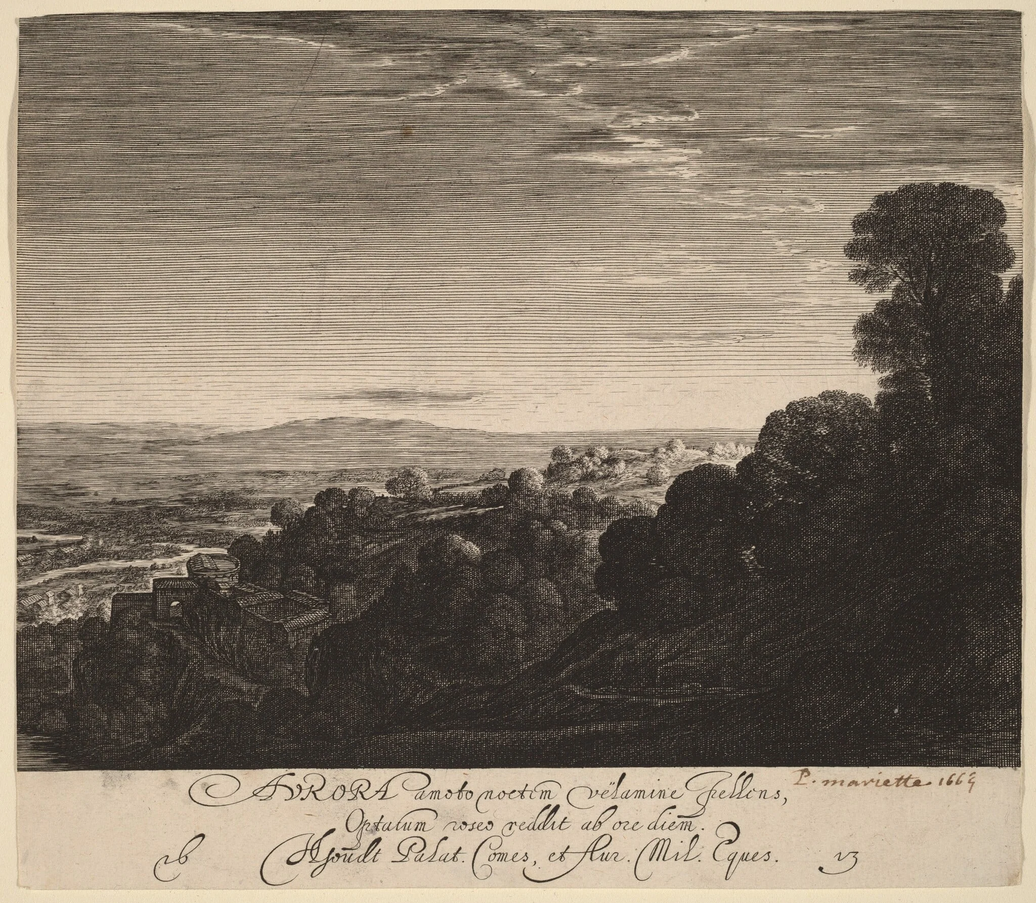 Landscape at Dawn: Aurora