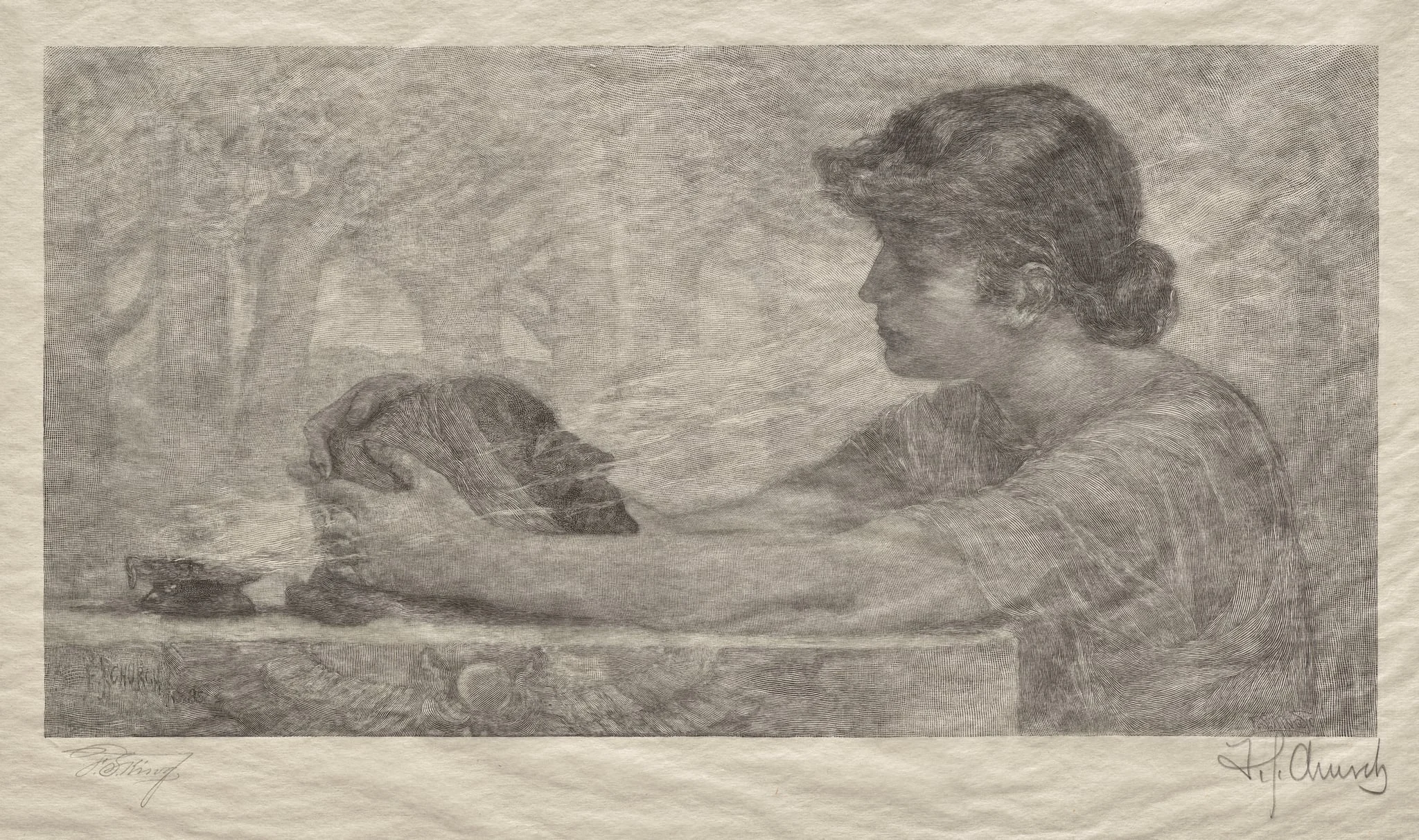 The Sibyl, by Francis Scott King, 1887