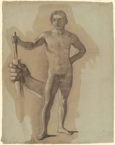 Study for "The Landing of Columbus"