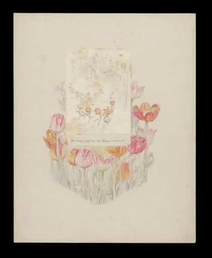 Illustration to 'Little Ida's Flowers'