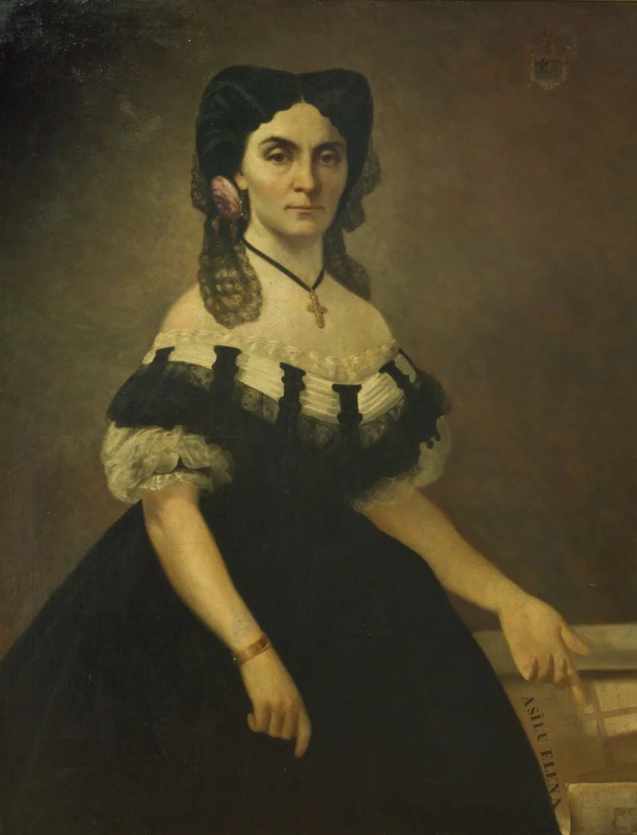 Portretul Elenei Cuza, by Theodor Aman, unspecified, 1863