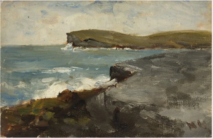 Cliffs and the Sea