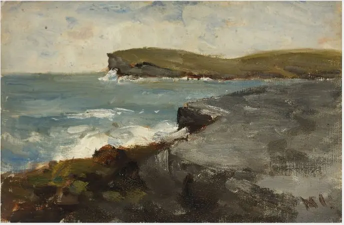 Cliffs and the Sea