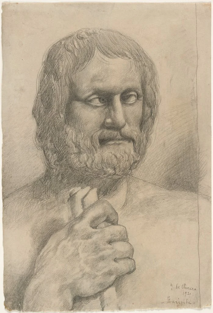 Untitled, by Giorgio de Chirico, graphite, 1921