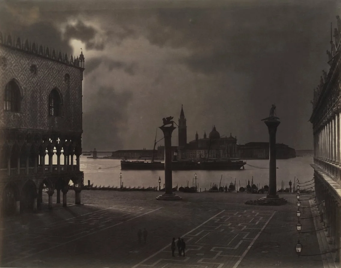 Venice: Saint Mark's Looking toward San Giorgio Maggiore, in Moonlight