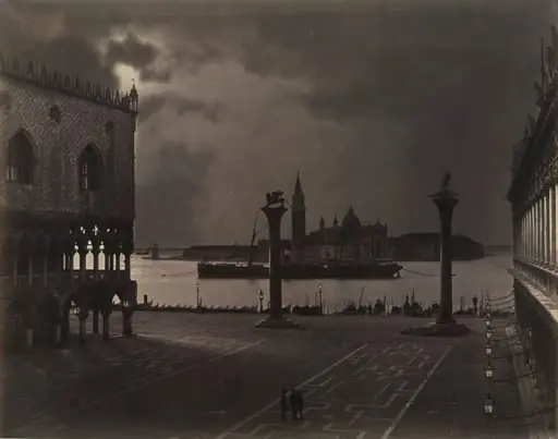 Venice: Saint Mark's Looking toward San Giorgio Maggiore, in Moonlight