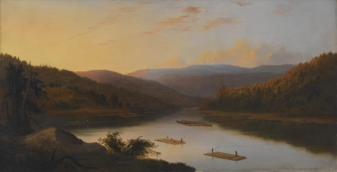 Landscape, by Robert S. Duncanson, oil, 1865