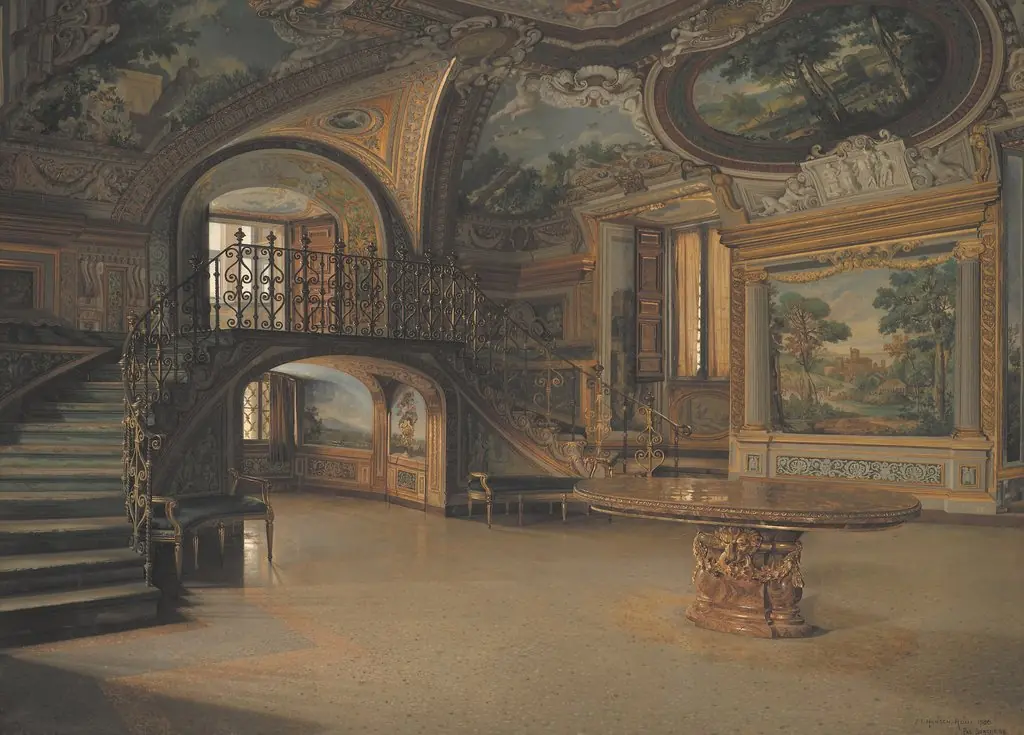 En sal i Palazzo Borghese