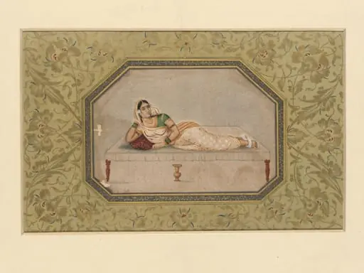 A lady reclining