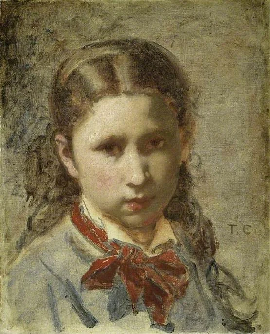 A girl's head