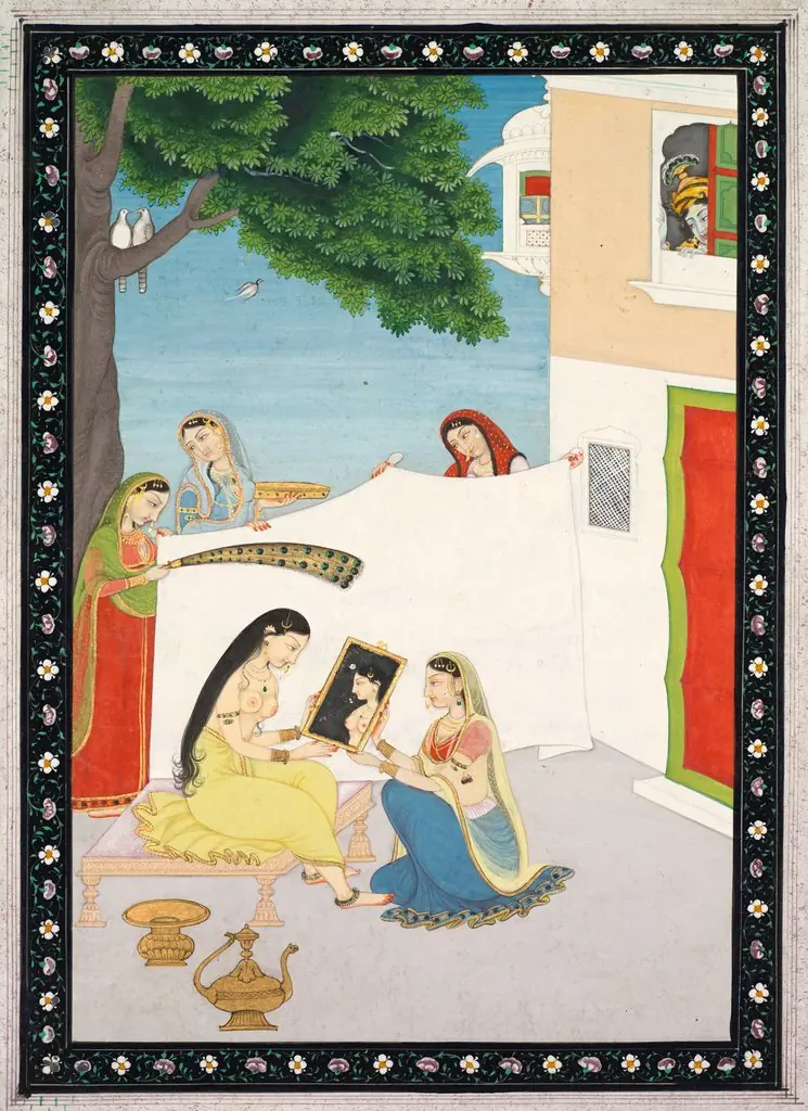 Toilette of Radha