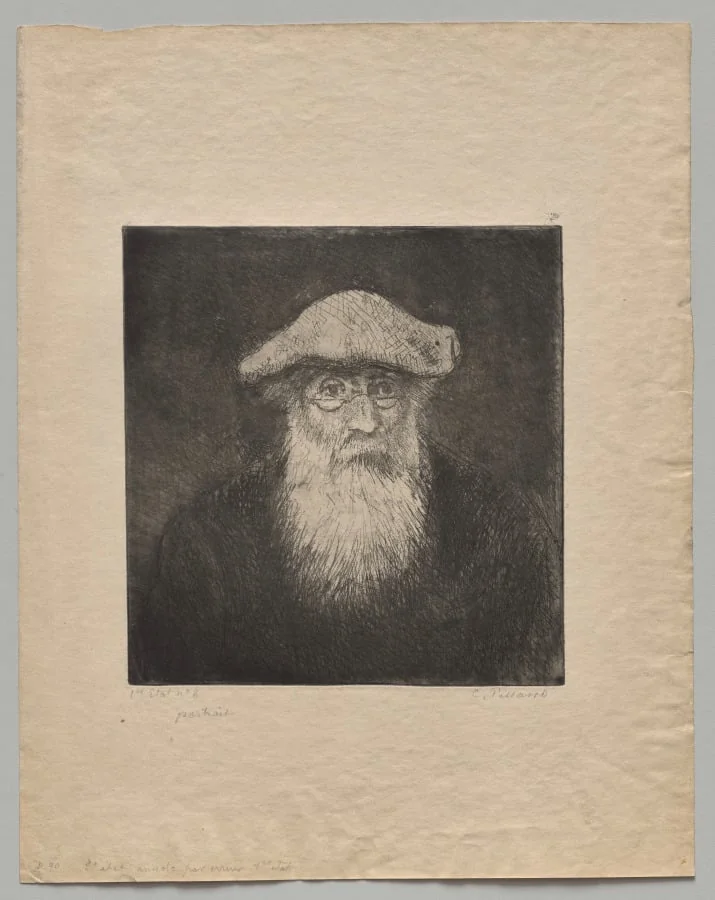Self-Portrait, by Camille Pissarro, 1890