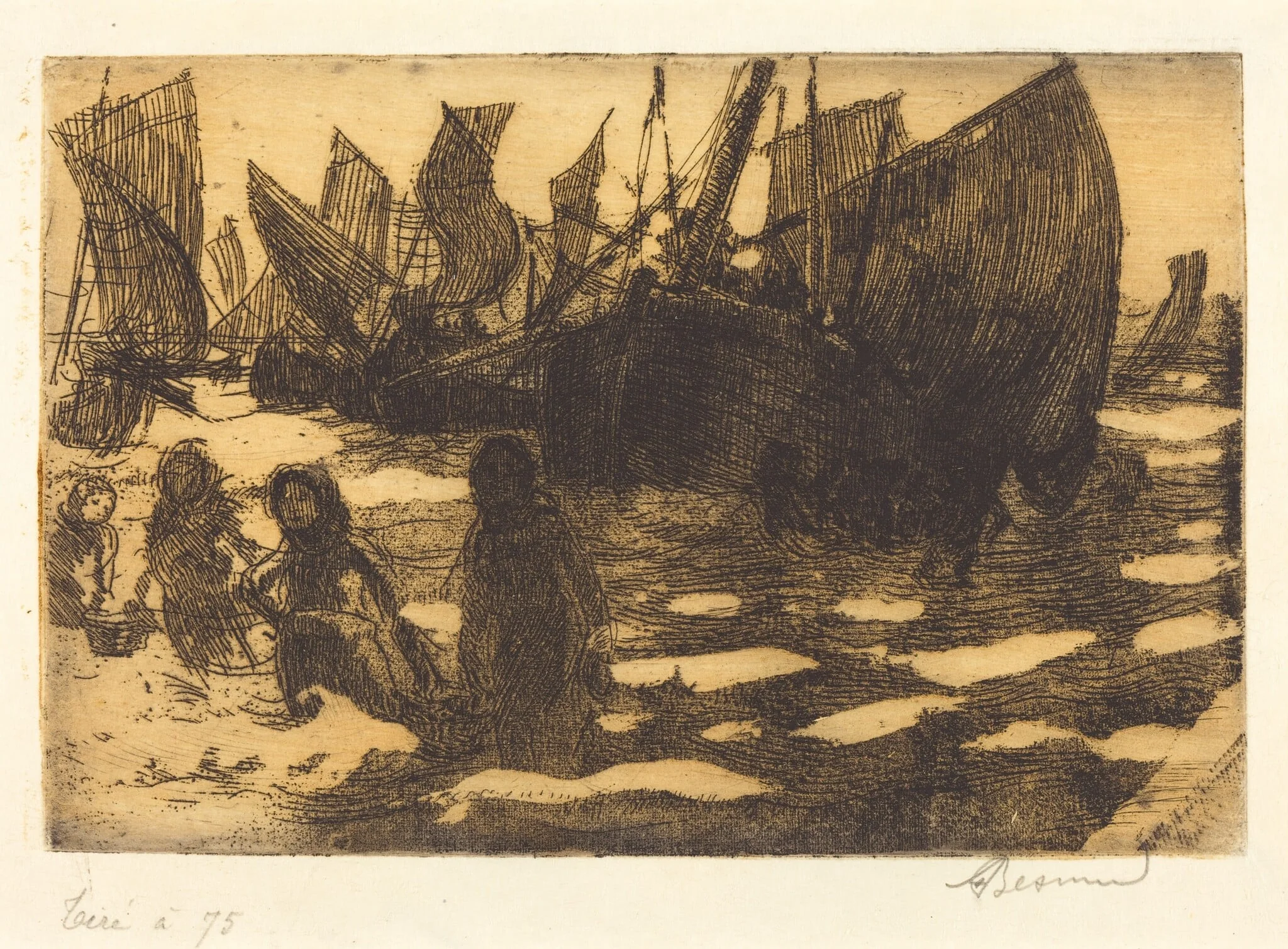 Small Fishing Boats of Berck (Petites Pêcheuses de Berck)