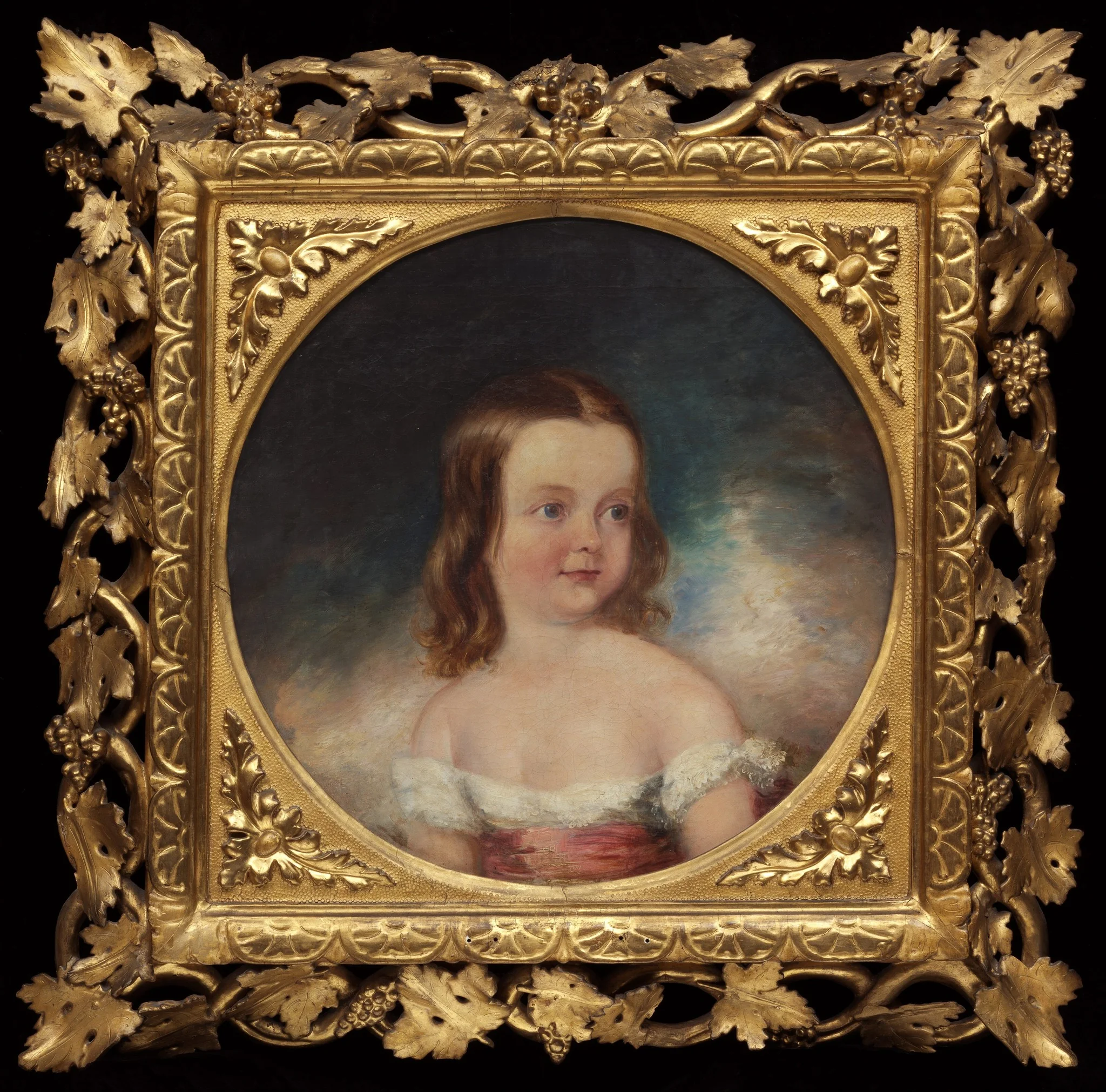 Helen Mary Dickinson (aged two years), by Marshall Claxton, oil, 1852