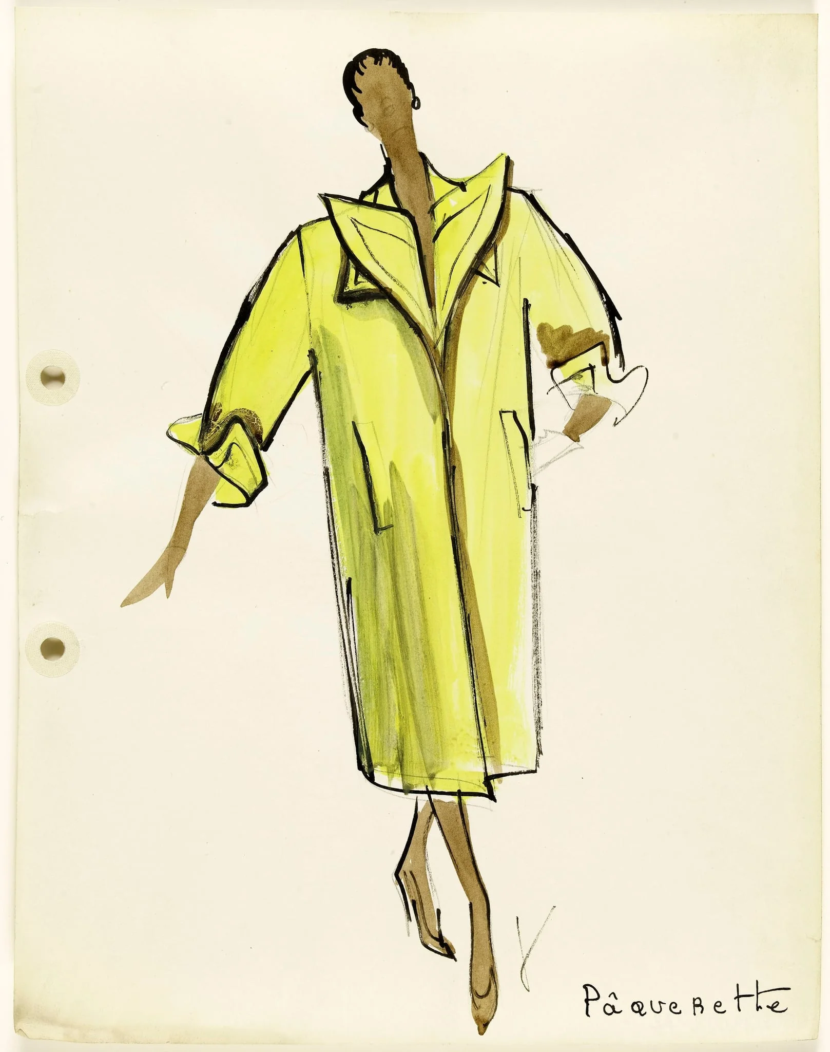 'Pâquerette', by Carven, 1951