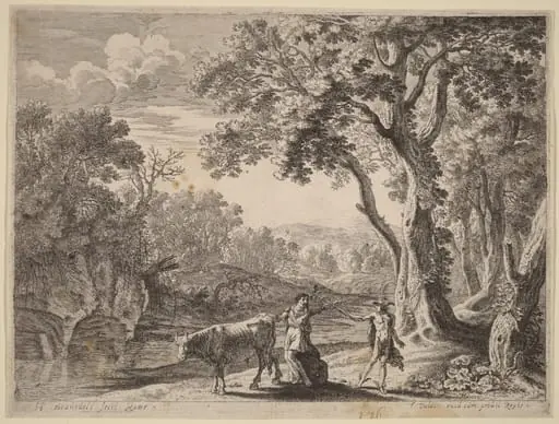 Battus Transformed into Stone