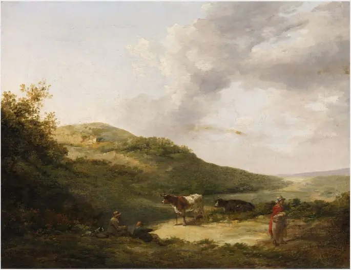 A Landscape with Figures and Cattle