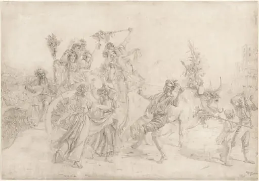 Pilgrims Returning from the Feast Day of the Madonna dell'Arco