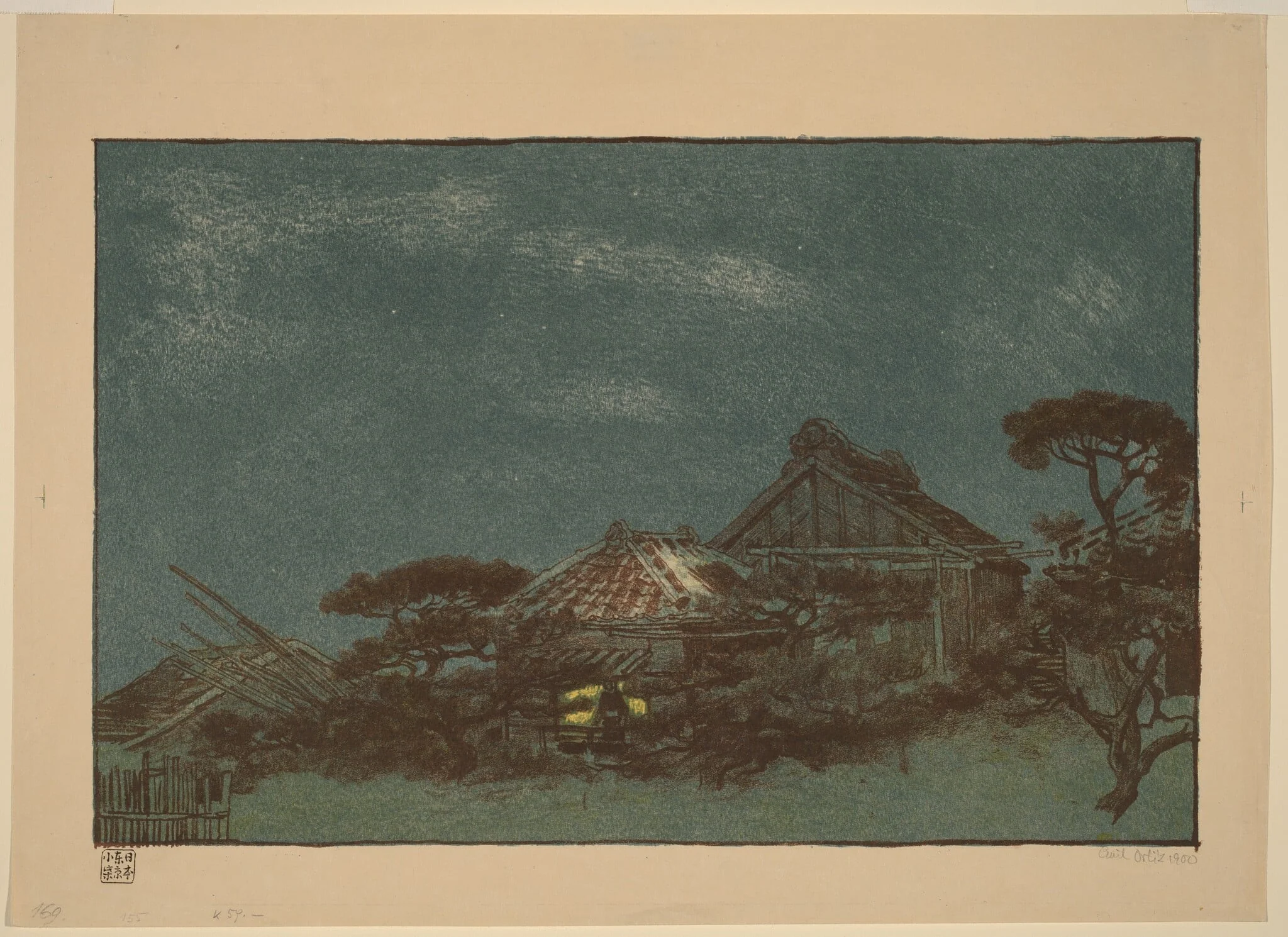 Evening in Fukagawa
