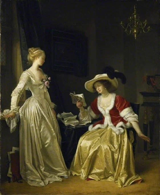 The Reader, by Marguerite Gérard, oil, 1792