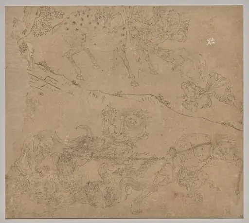 Album of Daoist and Buddhist Themes: Search the Mountain: Leaf 47
