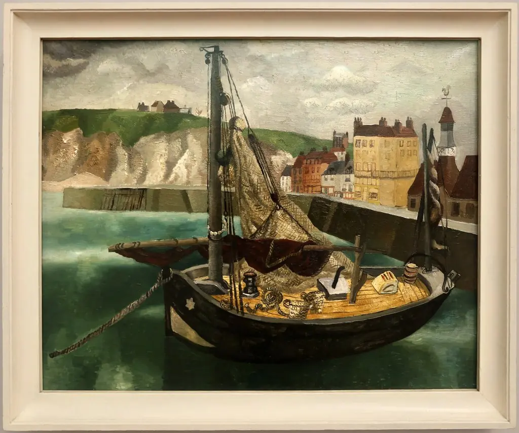 A Fishing Boat in Dieppe Harbour