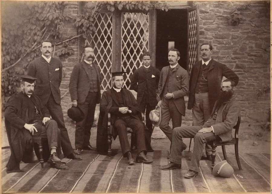 Principal and Teachers of Bishop Cotton School, Shimla (recto)