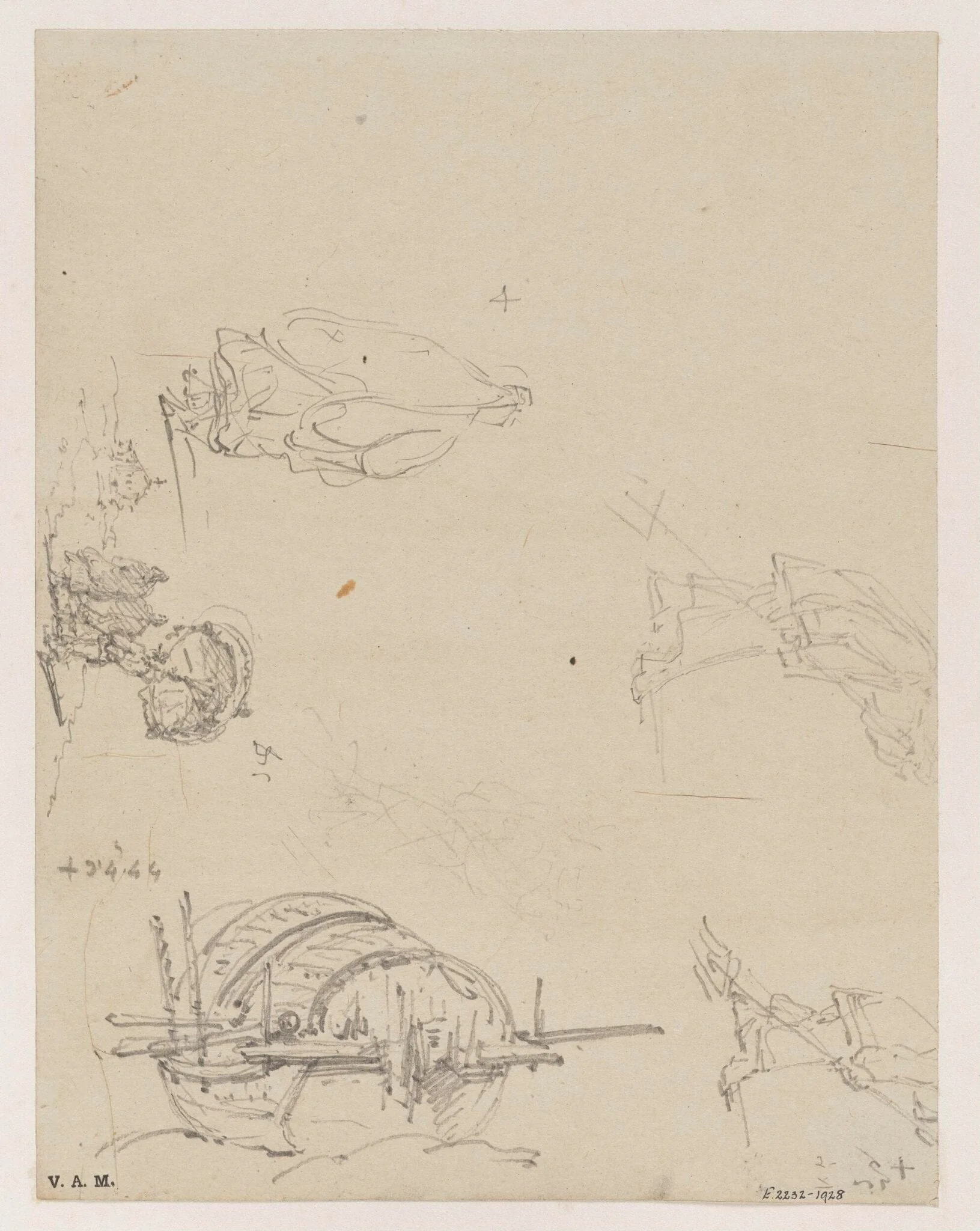 Chinese figures and a Tanka boat