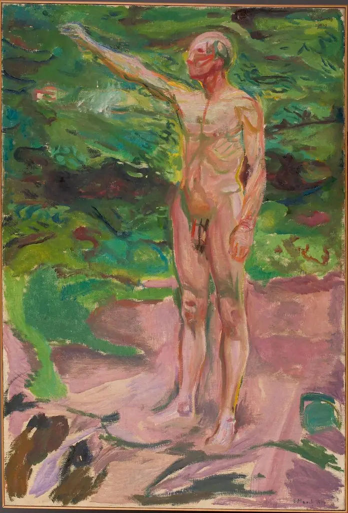 Male Nude in the Woods