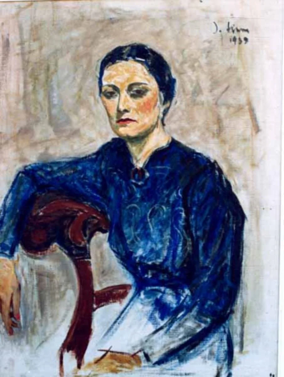 Soția consulului francez (Madame Casanova), by Ioan Sima, unspecified, 1949