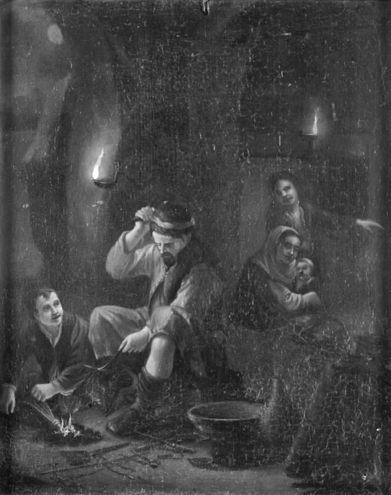 A Smithy, by Unknown, 1750