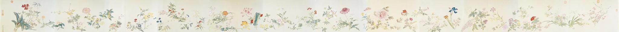 A Collection of Spring Fortune, by Wang Chengpei, unspecified, 1750